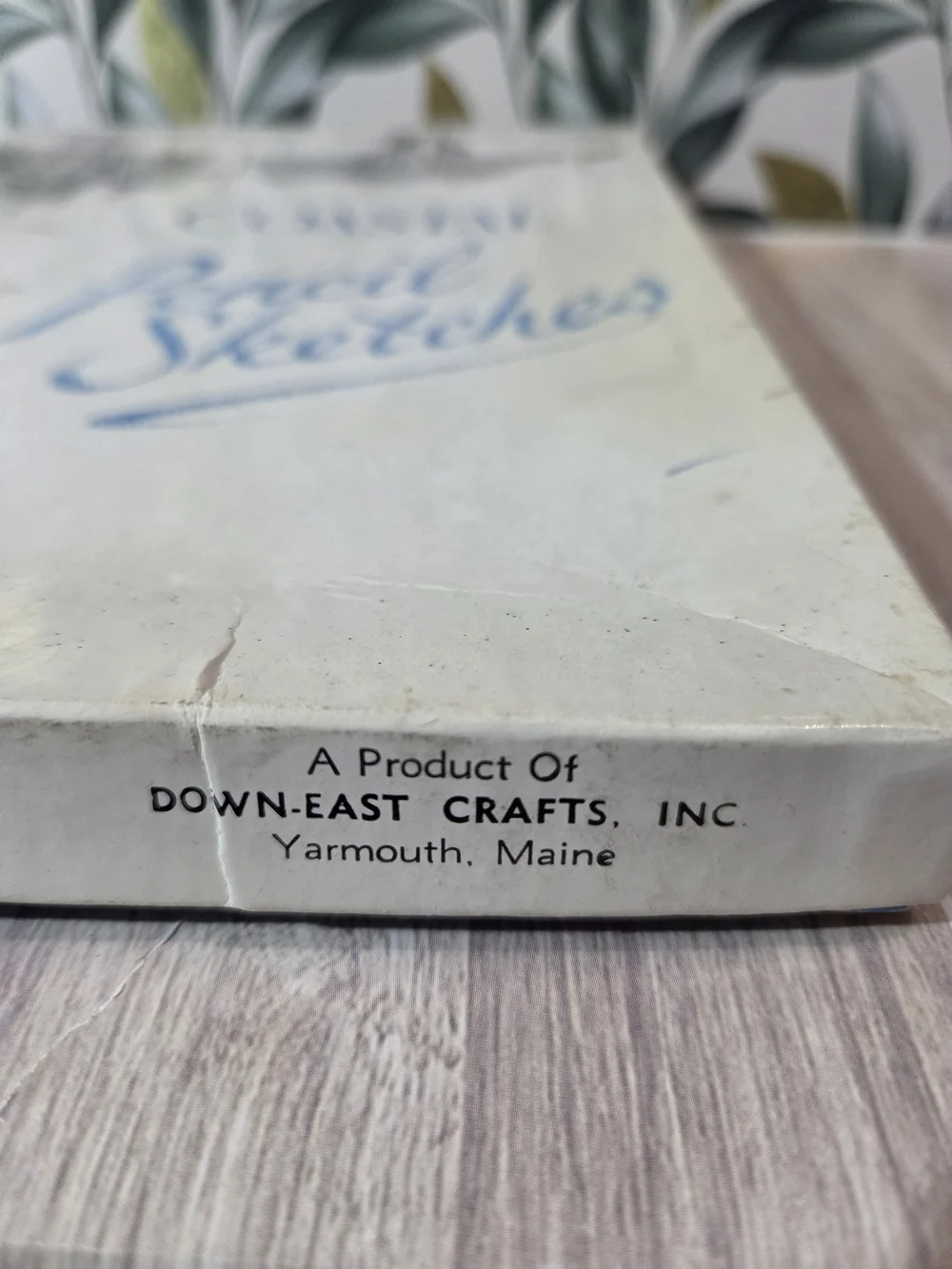 Vintage Maine Coastal Pencil Sketches Boxed Stationery Set WR Cyr Down-East